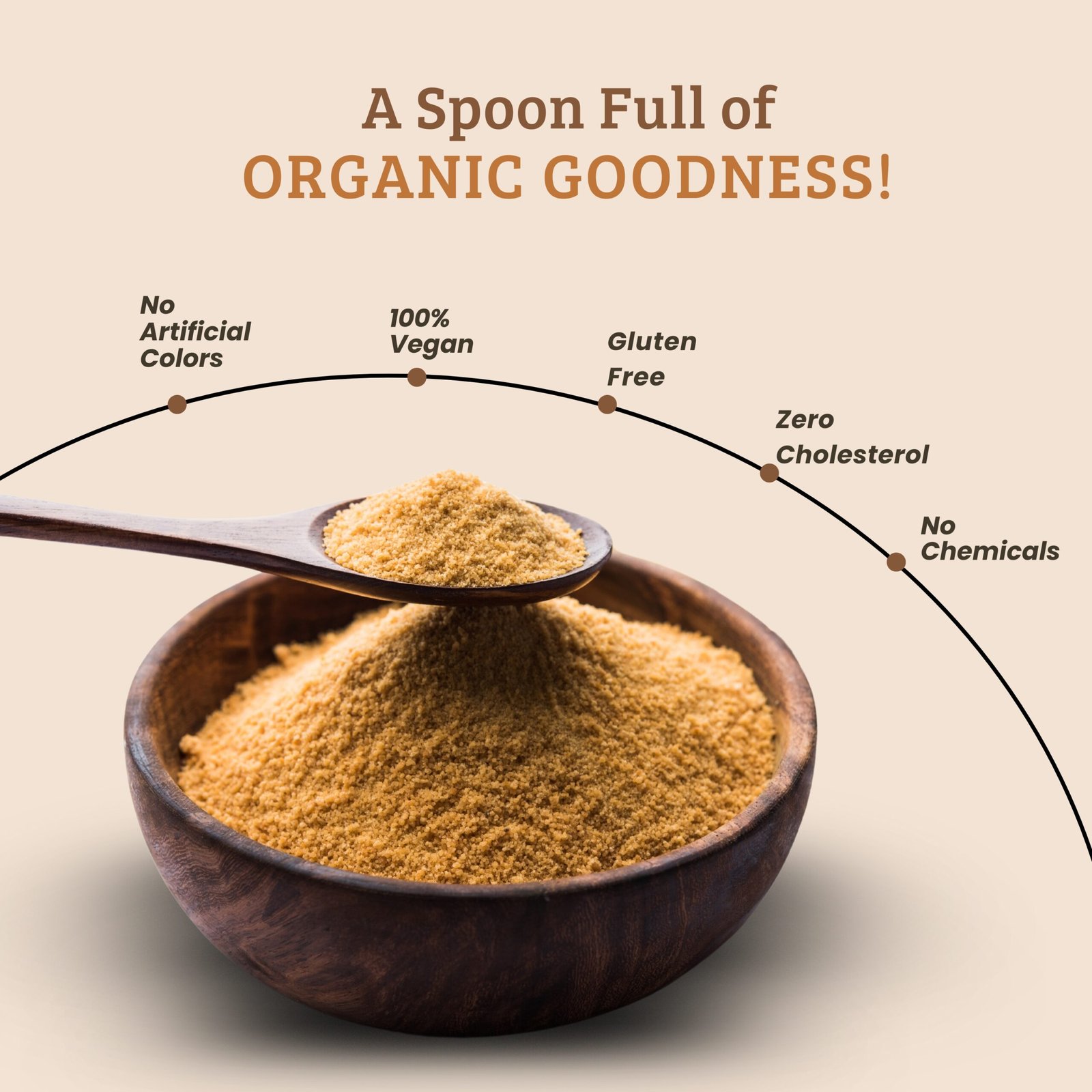 Yogsutra Organic Jaggery Powder, 500g | 100% Natural, Unrefined & Chemical-Free Gur/Gud | Healthy Sugar Substitute | Rich in Iron & Minerals - Image 3