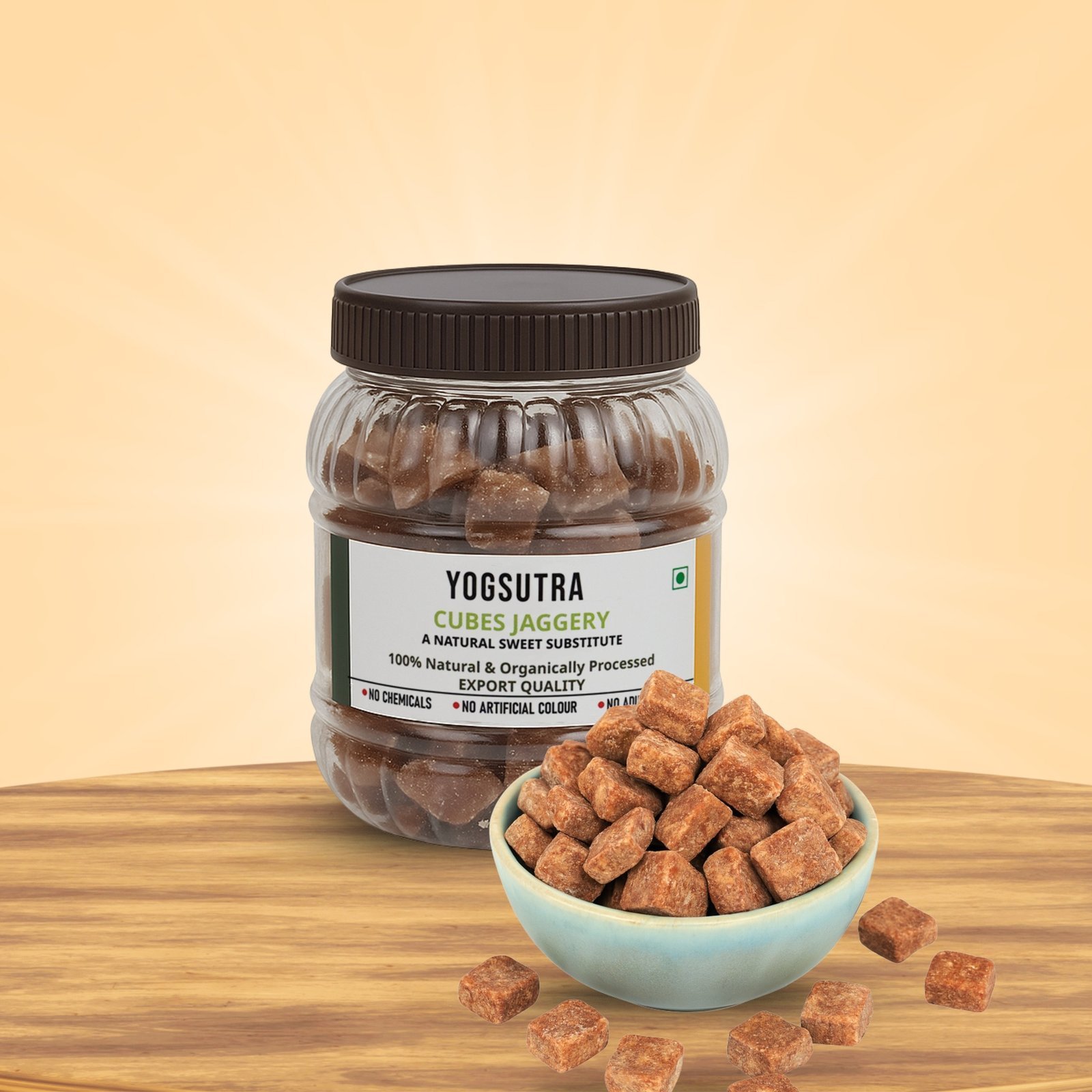 Natural Jaggery Bites 500g Jar